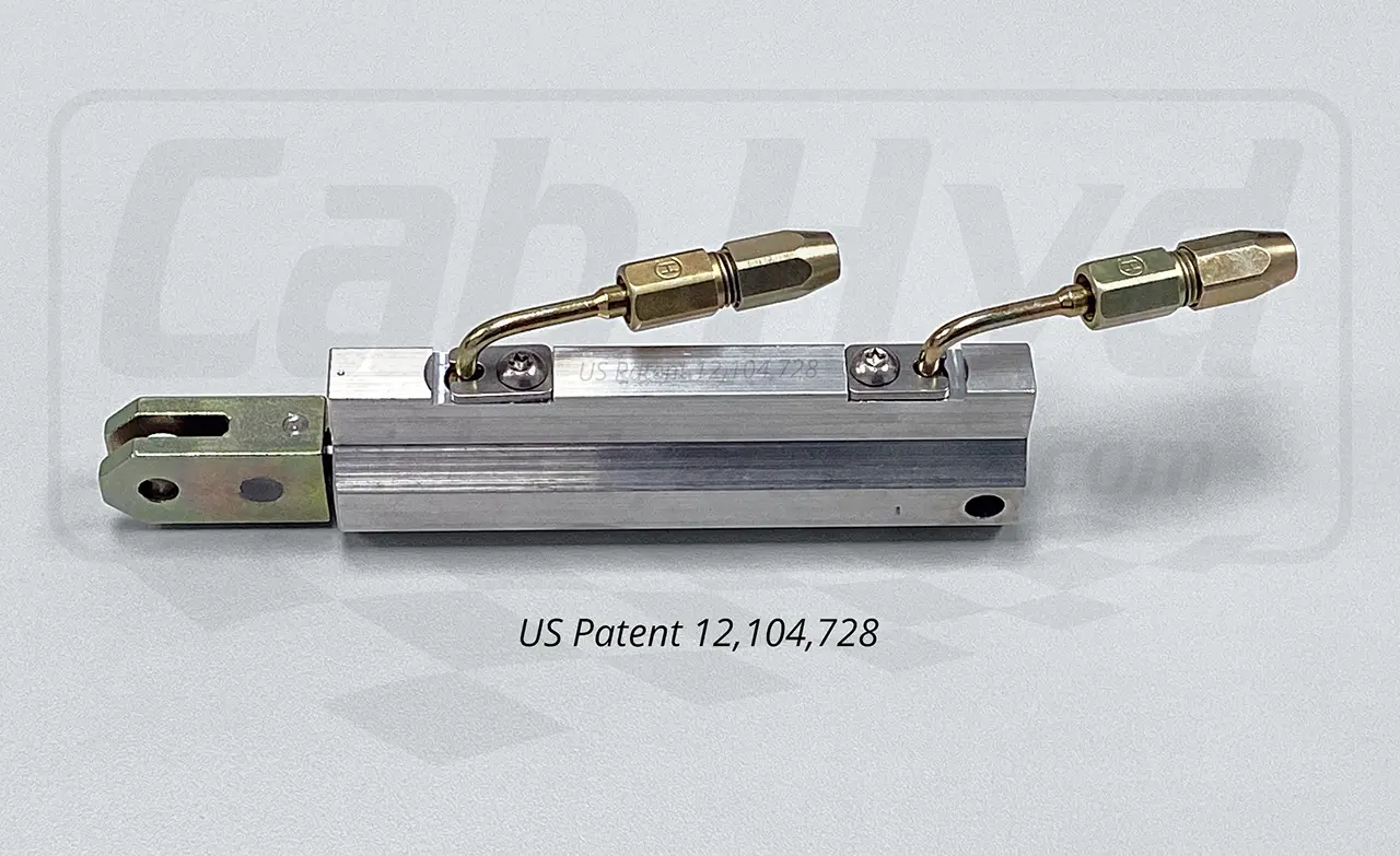 Cabriolet Hydraulics Cylinder Coupler, US Patent; 12,104,728